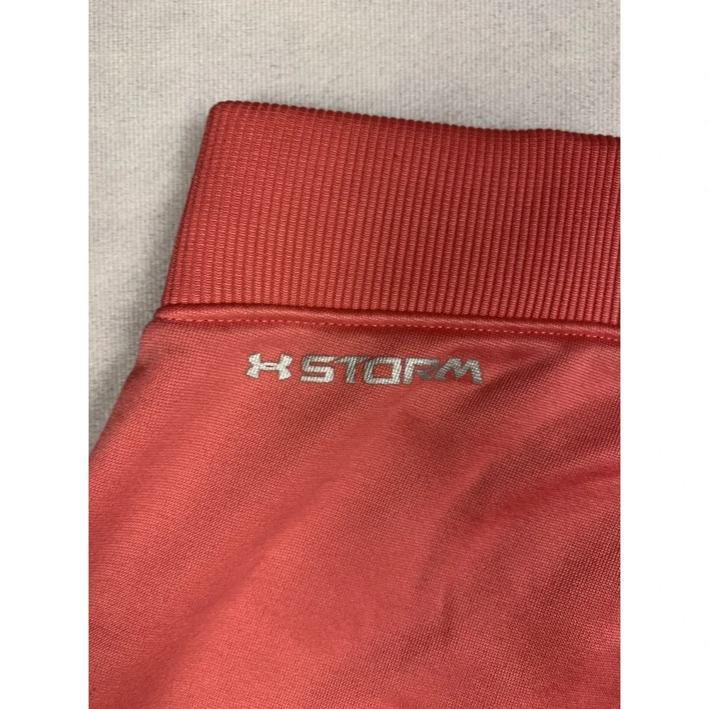 Under Armour ColdGear Storm Pants Youth Large‎ YLG Red Fleece Lined Athletic